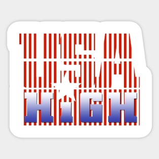 USA High Sticker